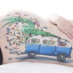 Bellypaint Volkswagen busje Tera Bakker UitjedakFotografie