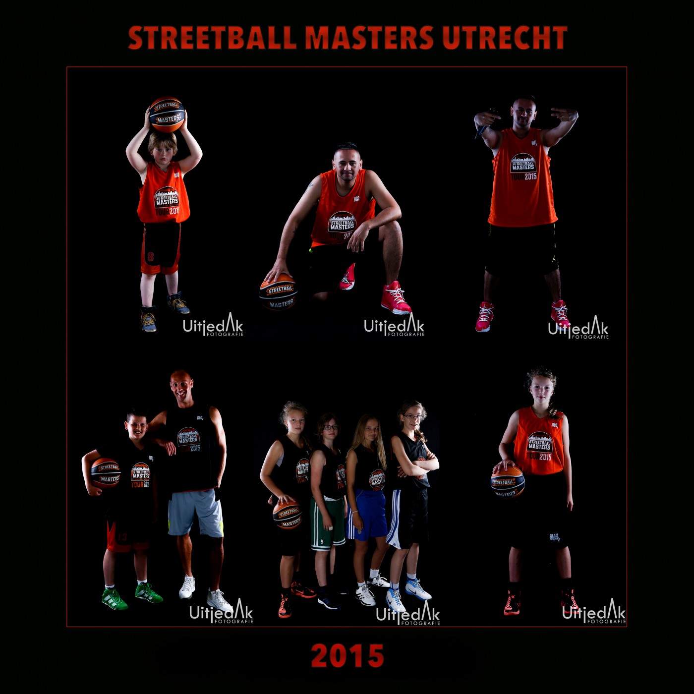 Streetball Masters Utrecht, studiofoto's Uitjedakfotografie